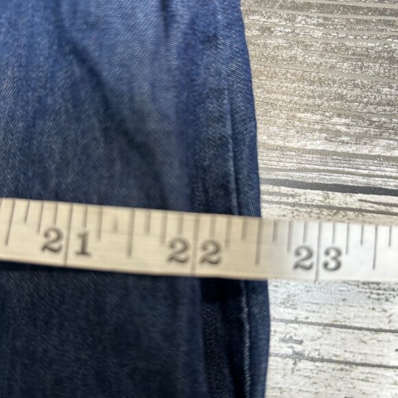 Carina Ricci Italy Womens Dress Size S Lightweight Denim Cotton Sequin Shopping - Picture 10 of 11